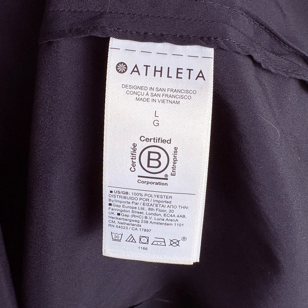 Athleta Advantage Cinch Top Black Size L - Picture 7 of 7